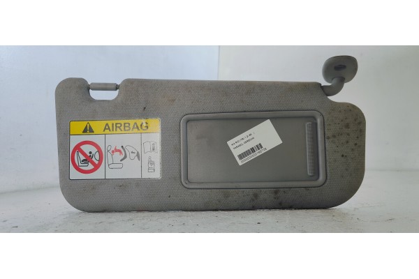 Recambio de parasol derecho para kia rio (yb) 1.2i 85 referencia OEM IAM   