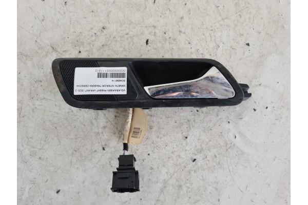 Recambio de maneta interior trasera derecha para volkswagen passat variant (3c5) 2.0 tdi referencia OEM IAM 3C4839114  