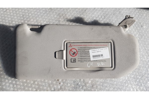 Recambio de parasol derecho para citroen c4 lim. 1.6 hdi 115 fap referencia OEM IAM   