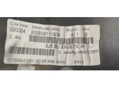 Recambio de guarnecido puerta trasera derecha para skoda fabia (5j2 ) 1.4 tdi referencia OEM IAM   