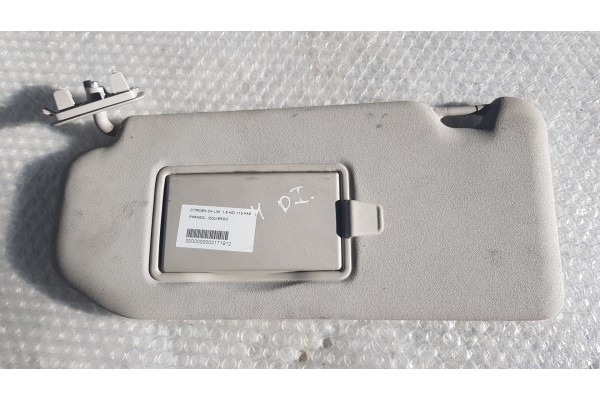 Recambio de parasol izquierdo para citroen c4 lim. 1.6 hdi 115 fap referencia OEM IAM   