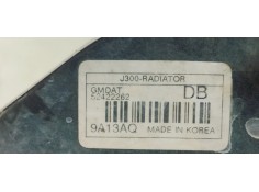 Recambio de radiador agua para chevrolet cruze 1.6 i 113 referencia OEM IAM 52422262  