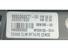 Recambio de mando climatizador para citroen c4 grand picasso exclusive plus referencia OEM IAM 9650868877  