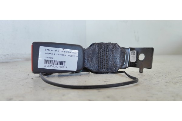 Recambio de enganche cinturon trasero izquierdo para opel astra k lim. 5türig dynamic referencia OEM IAM 13409378  