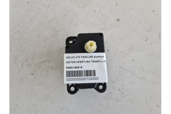 Recambio de motor apertura trampillas climatizador para volvo v70 familiar summum referencia OEM IAM 6G9N19E616  