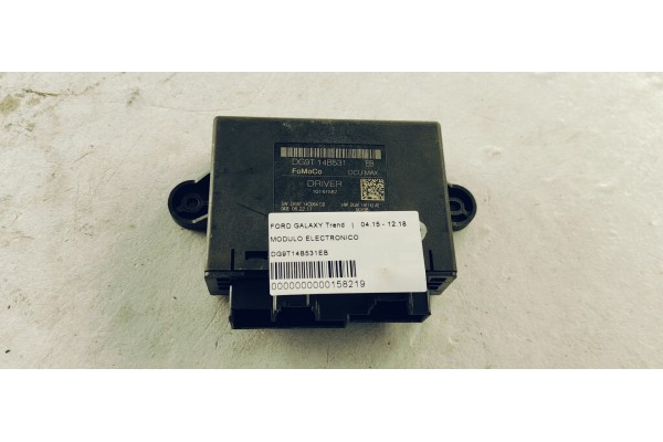 Recambio de modulo electronico para ford galaxy trend referencia OEM IAM DG9T14B531EB  