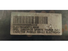 Recambio de electroventilador para opel insignia berlina excellence referencia OEM IAM 13241739  