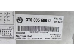 Recambio de sistema audio / radio cd para skoda superb combi (3t5) active referencia OEM IAM 3T0035680Q  