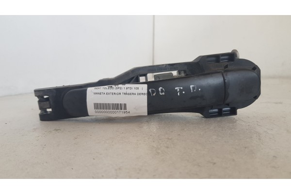 Recambio de maneta exterior trasera derecha para seat toledo (5p2) 1.9tdi 105 referencia OEM IAM   