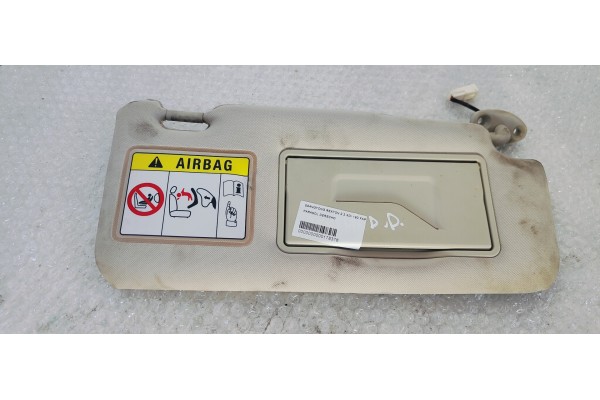 Recambio de parasol derecho para ssangyong rexton 2.2 xdi 180 fap referencia OEM IAM   