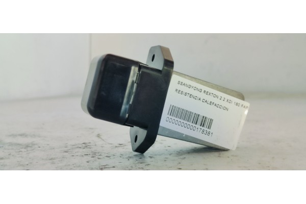 Recambio de resistencia calefaccion para ssangyong rexton 2.2 xdi 180 fap referencia OEM IAM   