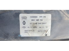 Recambio de faro derecho para renault fluence dynamique referencia OEM IAM   