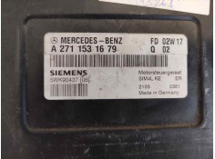 Recambio de centralita motor uce para mercedes-benz clase c (w203) berlina 1.8 cat referencia OEM IAM A2711531679 5WK90437 