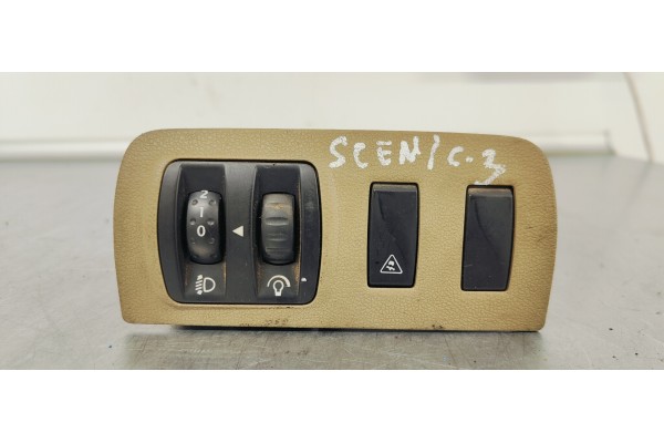 Recambio de mando luces para renault scenic iii 1.9 dci 130 referencia OEM IAM 648450001R  