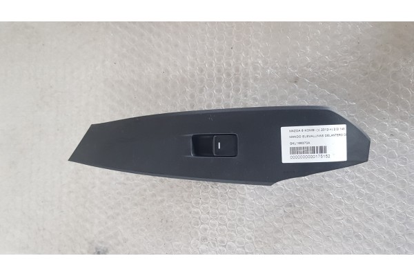 Recambio de mando elevalunas delantero derecho para mazda 6 kombi ()(.2012) 2.0i 145 referencia OEM IAM GKL166370A  