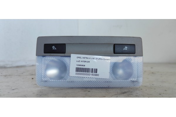 Recambio de luz interior para opel astra k lim. 5türig dynamic referencia OEM IAM 13360606  