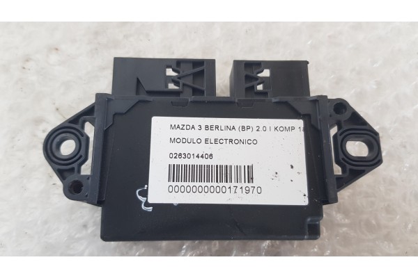 Recambio de modulo electronico para mazda 3 berlina (bp) 2.0 i komp 180 fap referencia OEM IAM 0263014406  
