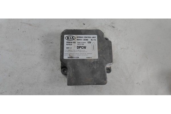 Recambio de centralita airbag para kia sorento 2.5 crdi referencia OEM IAM 959103E060  