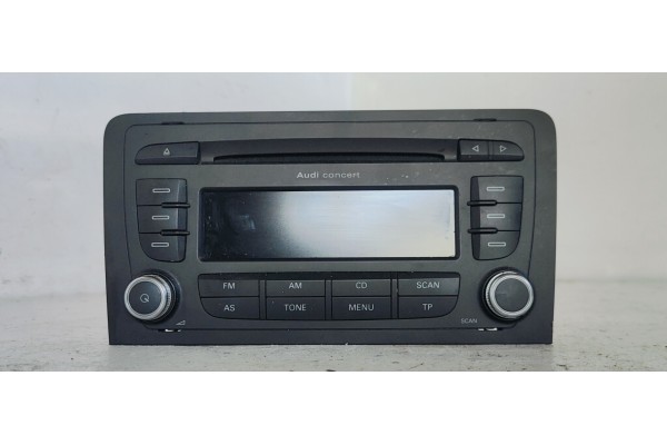 Recambio de sistema audio / radio cd para audi a3 sportback (8p) 1.6 tdi referencia OEM IAM   