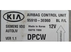 Recambio de centralita airbag para kia sorento 2.5 crdi referencia OEM IAM 959103E060  