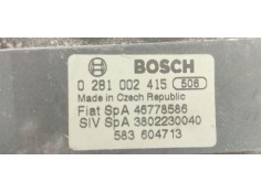 Recambio de potenciometro pedal para fiat doblo (119) 1.3 jtd cat referencia OEM IAM 0281002415  