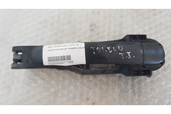 Recambio de maneta exterior trasera izquierda para seat toledo (5p2) 1.9tdi 105 referencia OEM IAM   