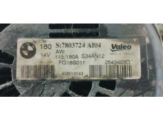 Recambio de alternador para bmw serie 5 lim. (f10) 530d xdrive referencia OEM IAM 7803724  