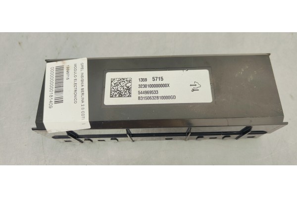 Recambio de modulo electronico para opel insignia berlina 2.0 cdti referencia OEM IAM 13595715  
