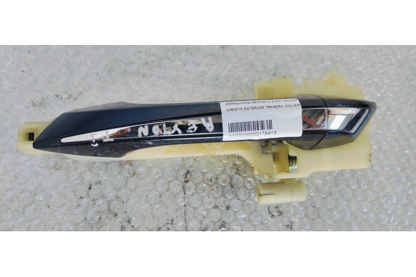 Recambio de maneta exterior trasera izquierda para ssangyong rexton 2.2 xdi 180 fap referencia OEM IAM   