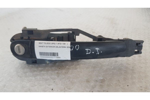 Recambio de maneta exterior delantera izquierda para seat toledo (5p2) 1.9tdi 105 referencia OEM IAM   