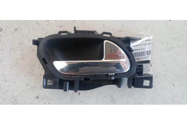 Recambio de maneta interior trasera derecha para citroen c4 grand picasso exclusive referencia OEM IAM 96555518VD  