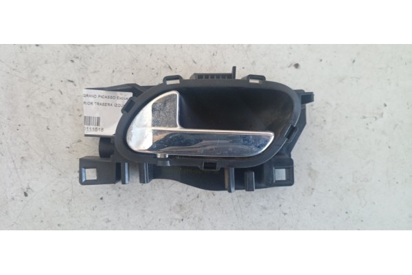 Recambio de maneta interior trasera izquierda para citroen c4 grand picasso exclusive referencia OEM IAM 96555518VD  