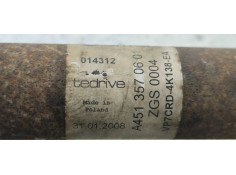 Recambio de transmision delantera derecha para smart coupe fortwo coupe (52kw) referencia OEM IAM A4513570601  