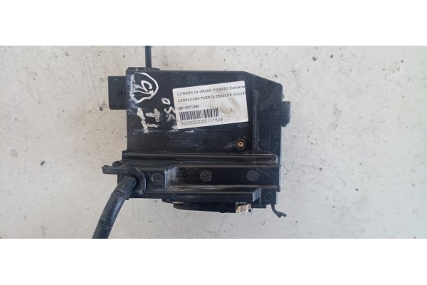 Recambio de cerradura puerta trasera izquierda para citroen c4 grand picasso exclusive referencia OEM IAM 9810311280  