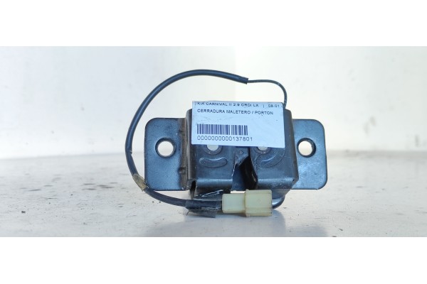 Recambio de cerradura maletero / porton para kia carnival ii 2.9 crdi lx referencia OEM IAM   