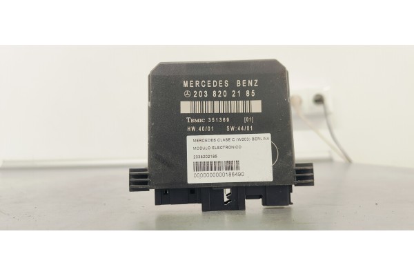 Recambio de modulo electronico para mercedes-benz clase c (w203) berlina 220 cdi (203.006) referencia OEM IAM 2038202185  