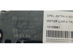 Recambio de motor limpia trasero para opel astra h berlina enjoy referencia OEM IAM 13105981  