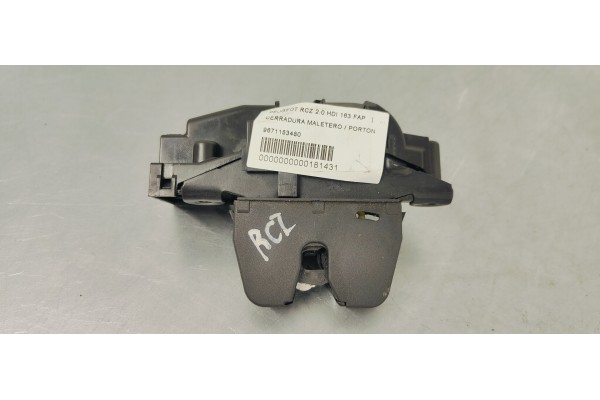 Recambio de cerradura maletero / porton para peugeot rcz 2.0 hdi 163 fap referencia OEM IAM 9671153480  