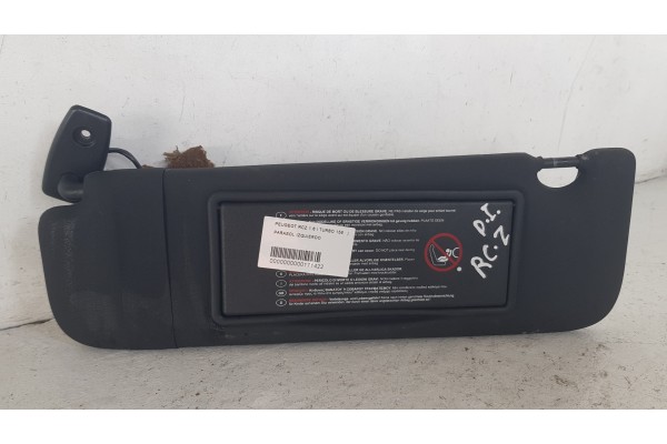 Recambio de parasol izquierdo para peugeot rcz 1.6 i turbo 156 referencia OEM IAM   