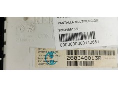 Recambio de pantalla multifuncion para renault fluence dynamique referencia OEM IAM 280348813R  
