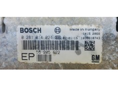 Recambio de centralita motor uce para opel zafira b edition ´´111 jahre´´ referencia OEM IAM 0281014024  