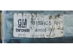 Recambio de elevalunas delantero derecho para opel zafira b edition ´´111 jahre´´ referencia OEM IAM 13132435  