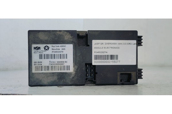 Recambio de modulo electronico para jeep gr. cherokee (wh) 3.0 crd laredo referencia OEM IAM P04602327AI  