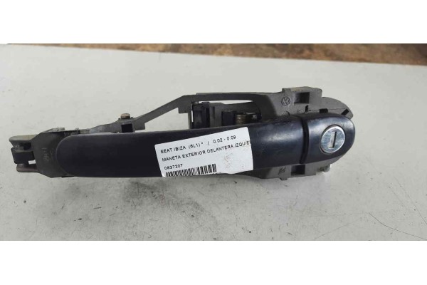 Recambio de maneta exterior delantera izquierda para seat ibiza (6l1) 1.2 referencia OEM IAM 0837207  