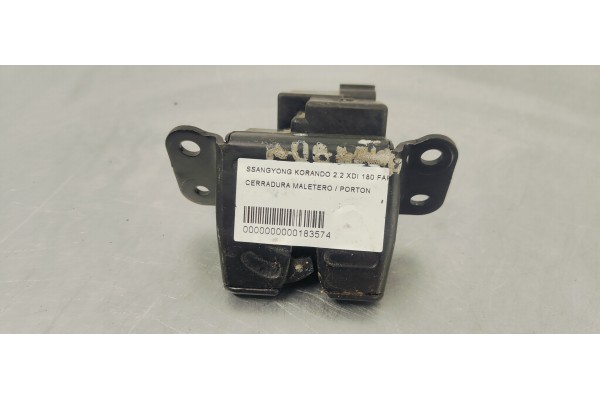 Recambio de cerradura maletero / porton para ssangyong korando 2.2 xdi 180 fap referencia OEM IAM   