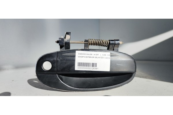 Recambio de maneta exterior delantera derecha para daewoo kalos 1.4 cat referencia OEM IAM   