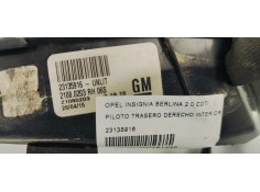 Recambio de piloto trasero derecho interior para opel insignia berlina 2.0 cdti referencia OEM IAM 23135916  