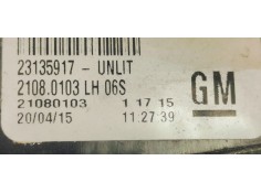 Recambio de piloto trasero izquierdo interior para opel insignia berlina 2.0 cdti referencia OEM IAM 23135917  