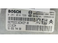 Recambio de centralita motor uce para citroen c4 grand picasso avatar referencia OEM IAM 0281014729  