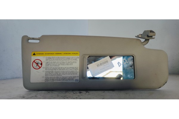 Recambio de parasol derecho para volkswagen passat berlina (3c2) 2.0 tdi 110 fap referencia OEM IAM 3C0857552J  